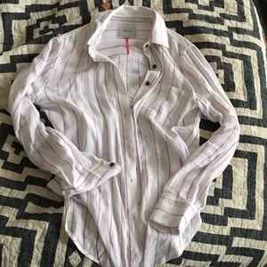Rails for free people button down striped shirt